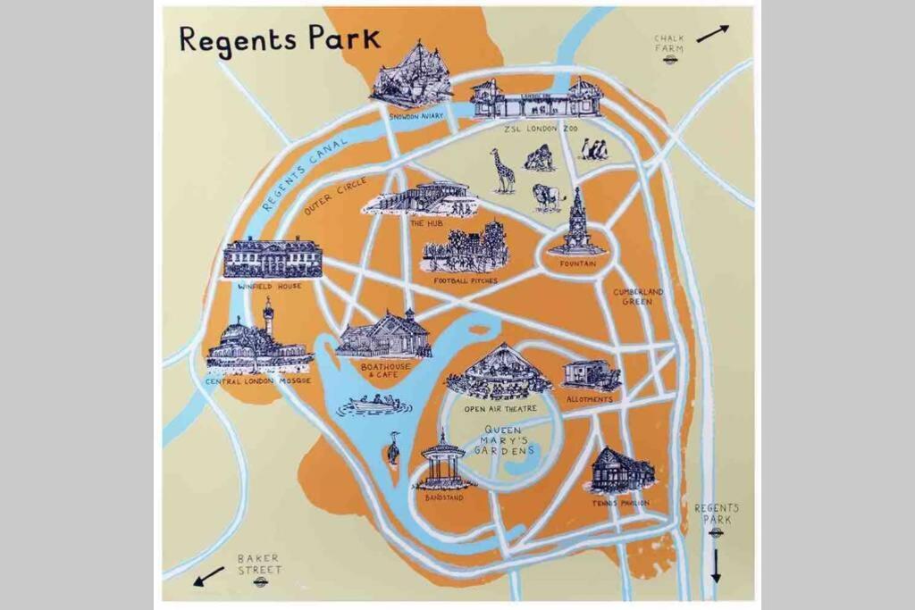 Marylebone Mayfair Hyde & Regents Park W1 Londres Exterior foto